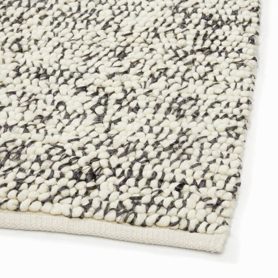 Mini Pebble Wool Jute Rug West Elm UK